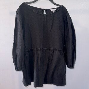 🍀5/$15🍀 Time and Tru XL blouse Black